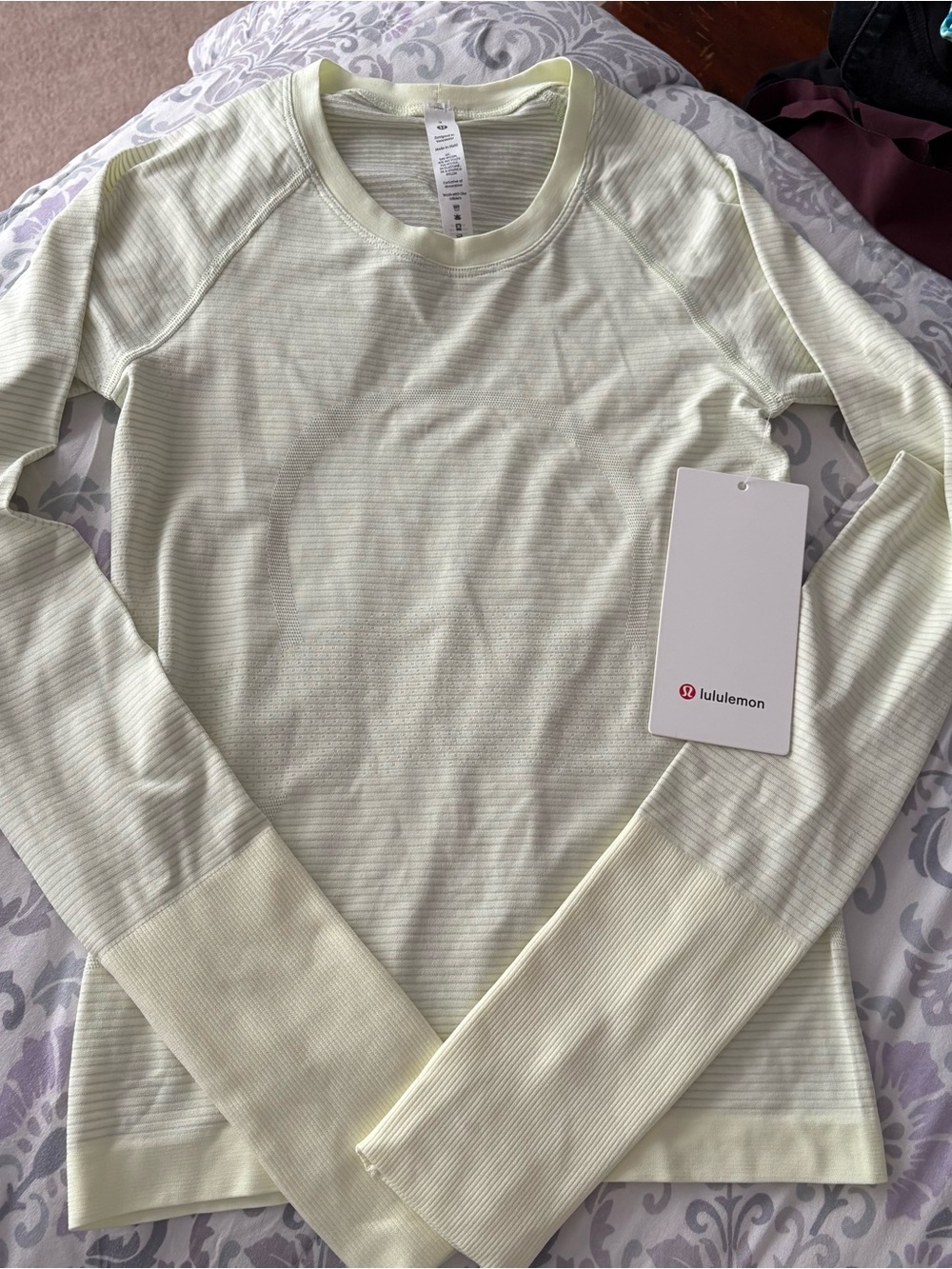 NWT lululemon athletica Elixir Long-Sleeve Swiftly Race Length Top